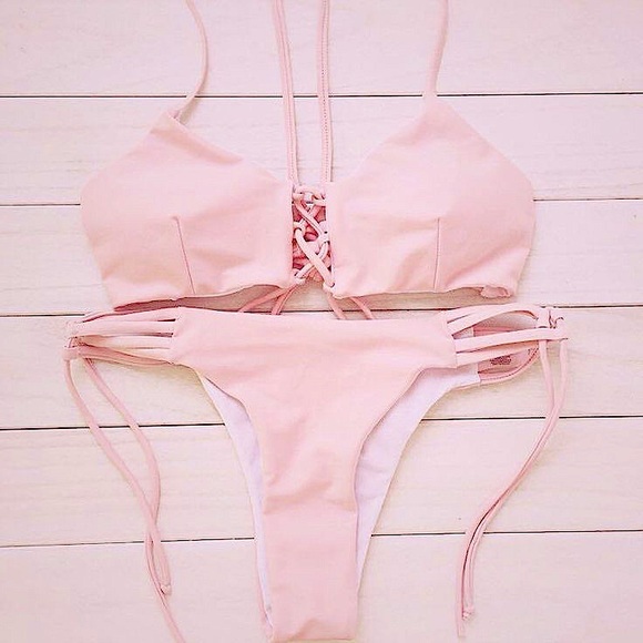 Macrame Style Bikini Set - Picture 1 of 5